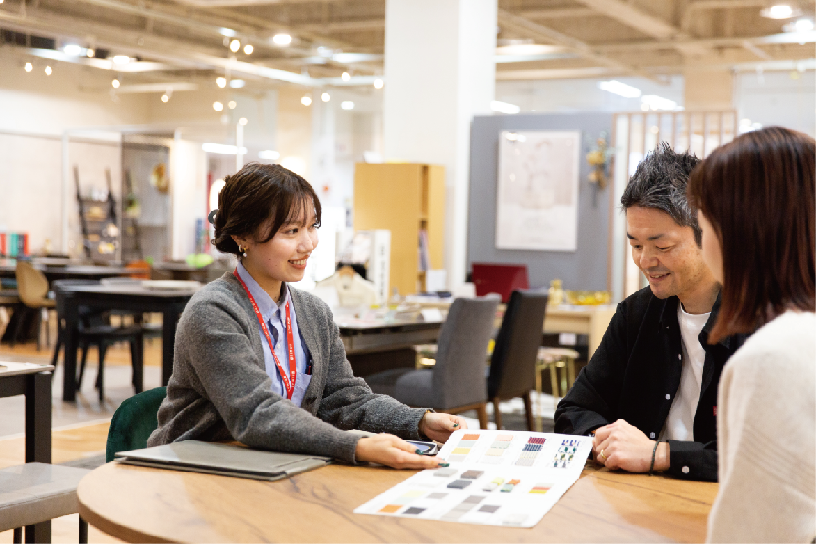 スタッフによる接客